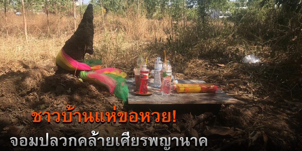 ชาวบ้านแห่ขอหวย